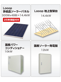 地上型MY発電所キット14.4kW